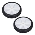 thumbnail image 4 of Air Compressor Wheel, Plastic Rubber 2Pcs Air Compressor Wheel Set  for Carrying Maneuver, 4 of 7