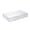 Clear, variant on Drawer Divider,Storage Box Spliceable Structure,Space Saving Container for Household Cabinet and Desktop Tidying(White)