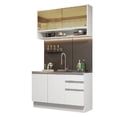 thumbnail image 1 of Cocina Integral Madesa Glamy Sin Tarja 120 Cm Blanco 02 Madesa Glamy, 1 of 10