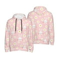 thumbnail image 6 of Bingfone Rabbit Sunflower Men's Drawstring Hoodie Long Sleeve Pocket Sweatshirts-Medium, 6 of 6