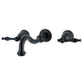 thumbnail image 1 of 8 in. Wall Mount Sink Faucet with Handle, Oil Rubbed Bronze, 1 of 1