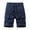 Blue, variant on Mens Casual Shorts Stretch Waist Casual Cargo Shorts Summer 4 Pocket Beach Work Green 29