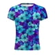 thumbnail image 4 of Moda mujer cuello redondo impresión camisa camisetas manga corta verano camiseta Tops blusa Pompotops hkajfhjk462898, 4 of 5
