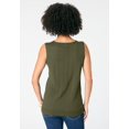 thumbnail image 3 of Roaman's Women's Plus Size Drop Needle Tank Lightweight Sweater Knit, 3 of 3