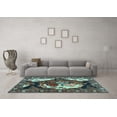 thumbnail image 3 of Ahgly Company Indoor Rectangle Persian Light Blue Traditional Area Rugs, 2' x 4', 3 of 4