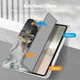 thumbnail image 2 of Fintie Hybrid Slim Case for iPad Pro 13-inch (M5) 2025 / (M4) 2024, Shockproof Cover with Clear Back Shell & Pencil Holder, Cloudy Marble, 2 of 10