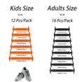 thumbnail image 6 of No Tie Shoe Laces, Elastic Shoe Laces for Sneakers, No Tie Shoelaces for Kids , Multi-Color Fashion Collocation, 12 Pcs/Pack(6+6), 6 of 7