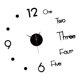 thumbnail image 4 of Reloj de pared DIY, kit de reloj de pared 3D con de silenciamiento de espejo moderno sin marco para el dormitorio de de Black_S, 4 of 6