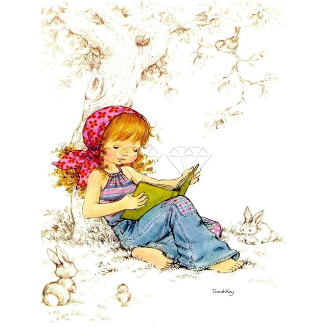 5D Diamond Painting Kit Cartoon little girl Full Square&Round Diamond embroidery Cross stitch Diamond mosaic Paint home decorSquare Drill 50X60 Gao Jinjia LED