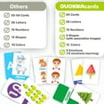 thumbnail image 2 of QUOKKA ABC Learning Flash Cards for Toddlers - 60 Educational Cards with Alphabet, Numbers, Colors and Animals for Kids Ages 2-5, 2 of 8