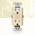 thumbnail image 5 of Faith 20A GFCI Outlets, Slim, Tamper-Resistant GFI Receptacles, Ivory, 3 Pack, 5 of 5
