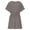 Dark Gray, variant on Yuanlook Women's Tie-Waist Romper, Boat Neck Dolman Sleeve Casual Playsuit