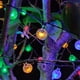 thumbnail image 2 of Lámpara de bolas de burbujas solares, cadena de luces para exteriores, gotas de agua, impermeable, para Navidad, patio, fiesta navideña, 2 of 5