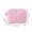 Hot Pink, variant on Striped Quilted Cosmetic Bag, Puffy Padded Travel Makeup Organizer Pouch, Portable Cotton Toiletry Storage Bag for Women, Daily Use and Travel