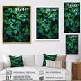 thumbnail image 4 of Designart "Peppermint Breeze of Herbs III" Floral Framed Wall Art - Traditional Green Herbs Living Room Framed Canvas Art, 4 of 6