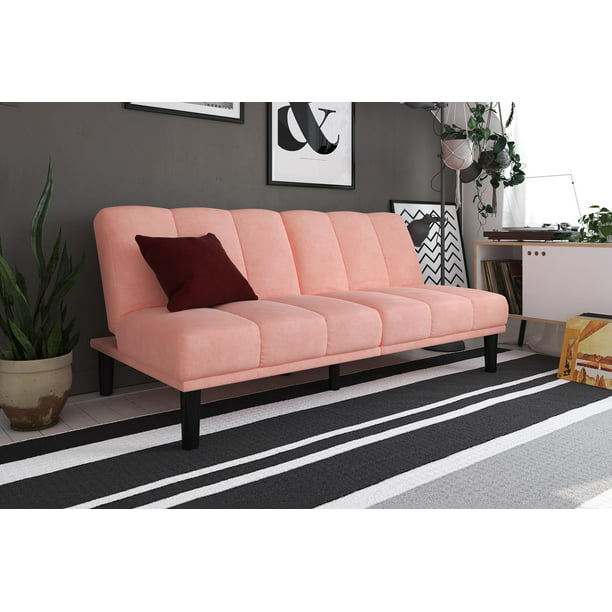 Mainstays Channel Cushion Futon, Multiple Colors - Walmart.com ...