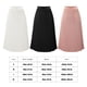thumbnail image 5 of Jumpingount plisada elegante para mujer - Tela cómoda Corte de cintura delgada Faldas largas Poliéster para mujer negra midi Prendas para la parte inferior del cuerpo negro,1 s, 5 of 6