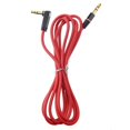 thumbnail image 1 of Cable de extensión de audio auxiliar de 1,2 m y 3,5 mm macho a macho para iPhone, iPod y teléfono móvil (rojo), 1 of 7