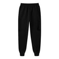 thumbnail image 4 of Htigea Clearanc Sweat Pants Mens Adult Men Fashion Solid Casual Elastic Waist with Pocket Trousers Sport Pants Today Black,XL, 4 of 4