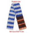 thumbnail image 3 of Ywmsfl Soft Stripe Knit Scarf Warm Knitted Neck Scarf Multiple Sizes For Daily Use Travel Friendly Unisex Design, 3 of 20