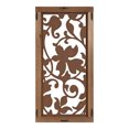thumbnail image 4 of Kate and Laurel Lynnea Wooden Floral Art Plaque Set, 12 x 24, Natural Wood, Two-Piece Wood Natural Art Set, 4 of 7