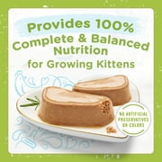 (12 pack) Purina Fancy Feast Petites Tender Chicken Entree Pate Gourmet Wet Kitten Food, 2.8 oz. Tub