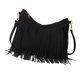 thumbnail image 4 of Monedero Con Flecos Para Mujer, Bolso Bandolera Con Borlas De Poliéster Versátil, Color Sólido, Moda Duradera, Conveniente Para Mujeres Para Viajes, 4 of 7