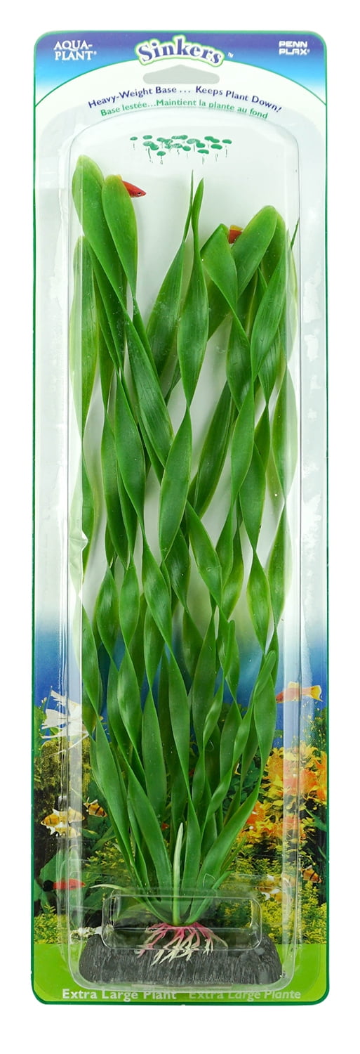 PennPlax AquaPlant Corkscrew Val with HeavyWeight Base 13" Walmart