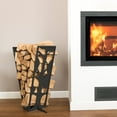 thumbnail image 6 of Curonian  Tree Firewood Rack - Silver & Grey, 31.5 x 10 x 20 in., 6 of 6