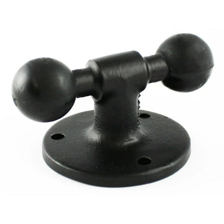 RAM-B-217U RAM Mounts 2.5" Round Base with Post & Two 1" B-Sized Balls