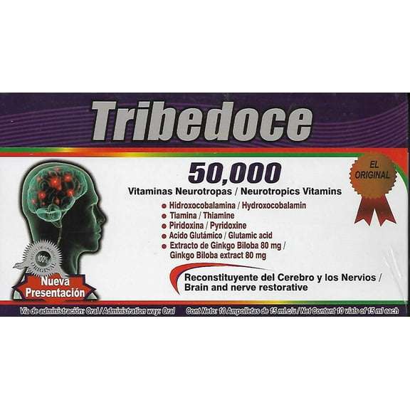 Neurotropas Tribedoce 10 microbotellas