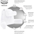 thumbnail image 3 of Husband Backrest Pillow Medium White - Detach Neck Roll, Removable Cover, 3 of 6