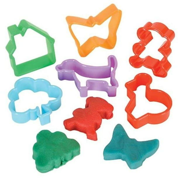 Kidsco Kids Play Dough and Cutter Set 8 Pieces Multicolored Modeling