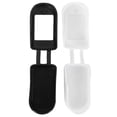 thumbnail image 2 of Estuche para oxímetro Cubierta de pulso para la yema del dedo Oxímetro Protector de silicona Resistente al desgaste Hogar para viajes Casa(Black+white) Hogar Octpeak NO, 2 of 7