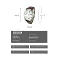 thumbnail image 3 of George Mens Analog Casual Wristwatch Imitation Leather Band, 3 of 7