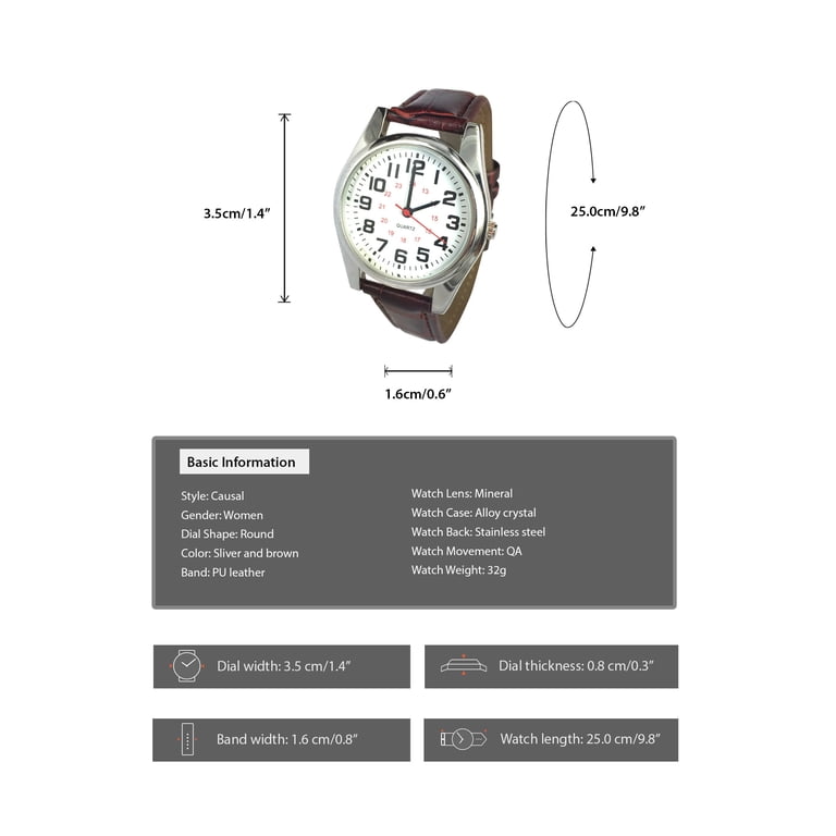 George Men's Casual Watch with Imitation Leather Band photo 3
