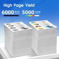 thumbnail image 4 of LC406 Ink Cartridge Compatible for Brother LC406 LC406XL Ink Cartridge for Brother Printer for MFC-J4335DW MFC-J6955DW MFC-J5855DW Printer(4-Pack), 4 of 8