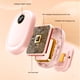 thumbnail image 5 of Guantes de guantes Tipo-C Recargable Calefacción de invierno 3 Niveles de calor para mujeres Hombres Rosa, 5 of 8