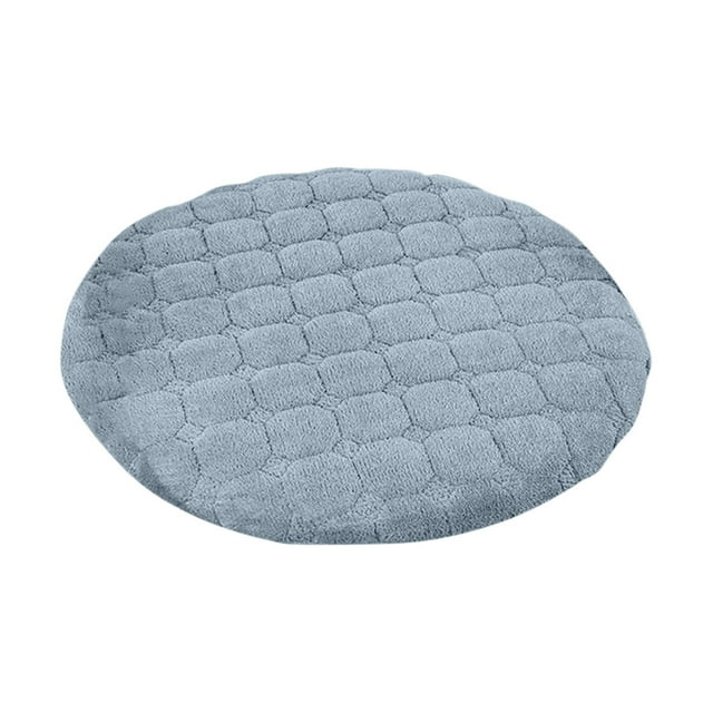 Cojín Redondo de 30 Cm para Silla, Suave, de Pana, Antideslizante, Lavable, con Cremallera, para Comedor Interior.