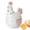 B, variant on USUERY Ceramic Chicken Shaped Cookie Jar With Lid Easter Sugar Container Snack And Jewelry Storage For Kitchen Counter Decor