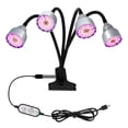 thumbnail image 1 of Yeacher Four H-eads USB Plant Grow Light 104 LEDs Full Spectrum Adjustable Desktop Clamp Growing, 1 of 8