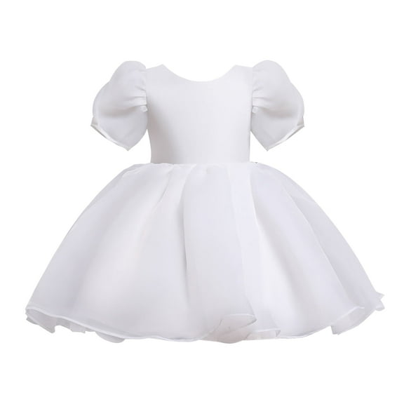 KAWELL Girls Formal Dresses Flower Girl Wedding Party Puffy Dresses Birthday Tutu Gown Prom Dress