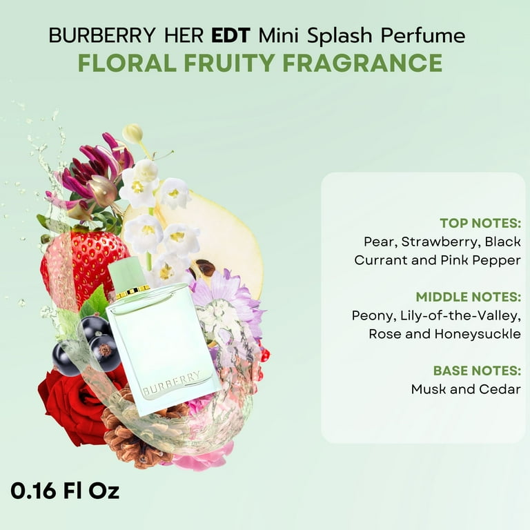 Burberry Mini Perfume Set, Her 4 Piece Gift Set, 0.16 oz London