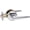 Polished Chrome, variant on Delaney 351511 Delaney BP-501T-VI Contemporary Collection Vida Series Passage Door Lever Set