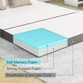 thumbnail image 3 of ZXNYH Folding Mattress, 6 inch Tri-Folding Memory Form Mattress, Portable Trifold Mattress Topper with Washable Cover, Non-Slip Bottom Camping Mattress Guest Bed, Queen Size - 78"x58"x6", 3 of 6
