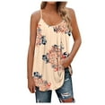 thumbnail image 2 of EKOUSN Womens V Neck Long and Short Sleeve Tunics Shirts Tops Sleeveless Tank Tops Plus Size, 2 of 5