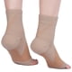 thumbnail image 3 of Tobillera de compresión (3 pares) para aliviar el dolor de neuropatía, tendinitis aquílea y fascitis plantar. Tobillera sin dedos para mujer y hombre (color carne, M), 3 of 8