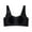 Black, variant on Thin Seamless Rabbit Ear Bra With Breathable Fabric Push Up Soft Support Minimizing Look For Large Summer Underwear