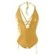 thumbnail image 2 of NECHOLOGY Ropa Interior Mujer Adulto Bodies Para Mujer Body de lencería de una pieza con aros de malla para mujer Dorado XX-Grande, 2 of 5