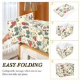 thumbnail image 2 of Yayeee Collapsible Storage Bin with Lid Fabric Closet Decorative Basket with Handles, Small Strawberry Pattern, 2 of 7